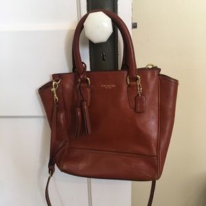 Coach legacy leather mini tanner crossbody